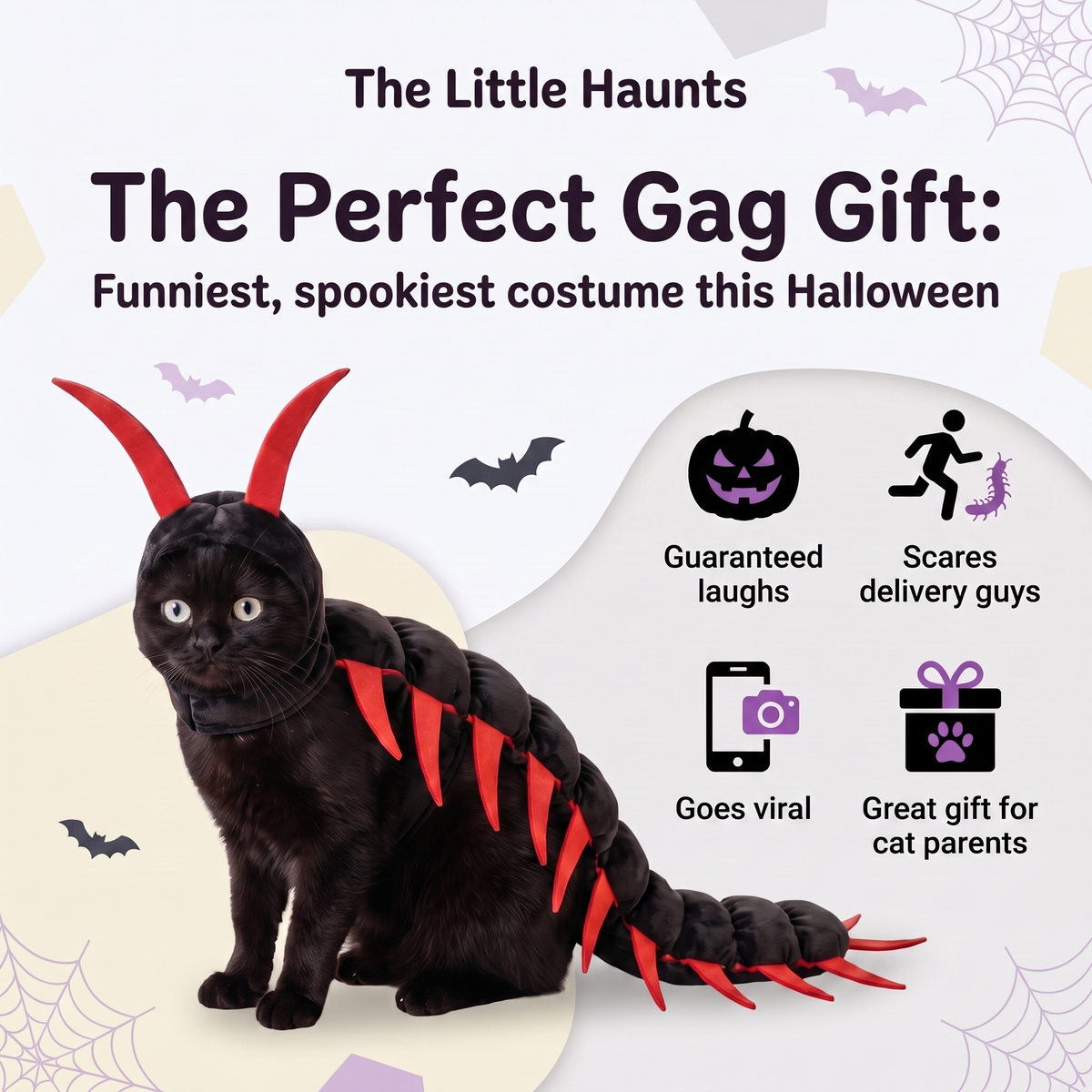 The Little Haunts - Cat Centipede Costume