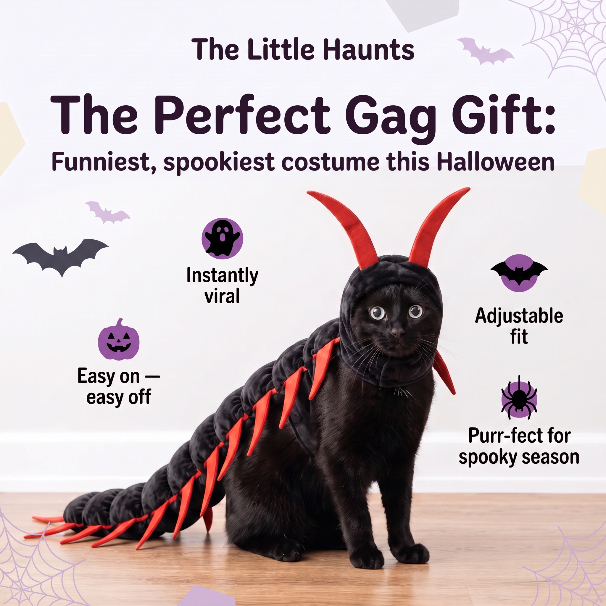 The Little Haunts - Cat Centipede Costume