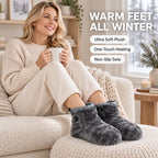 Snugglers Heated Plush Slippers