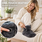Snugglers Heated Plush Slippers